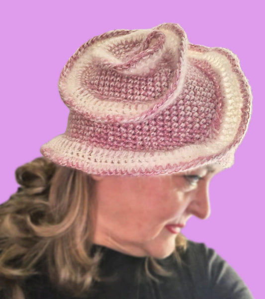 cappello cloche in lana